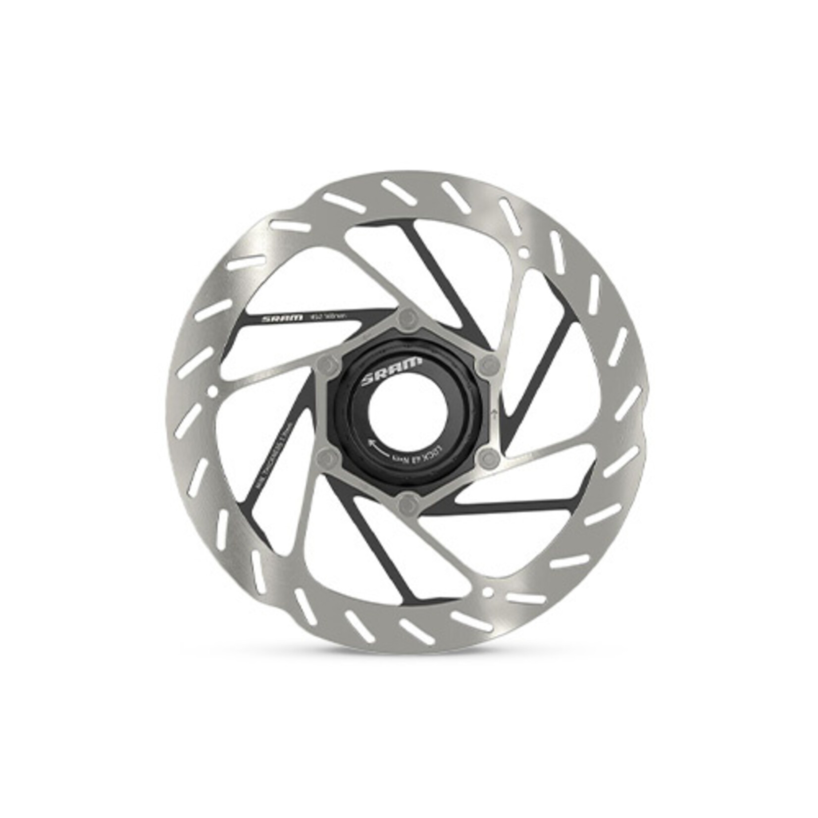 SRAM SRAM ROTOR - HS2 CENTER LOCK (INCLUDES LOCKRING) ROUNDED