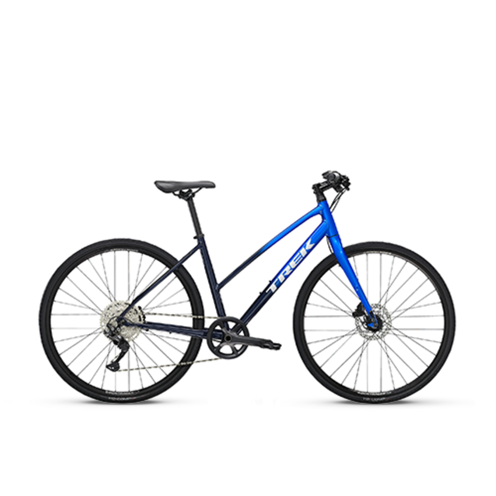 Trek TREK FX 3 DISC STAGGER GEN 3 ALPINE BLUE TO DEEP DARK BLUE FADE