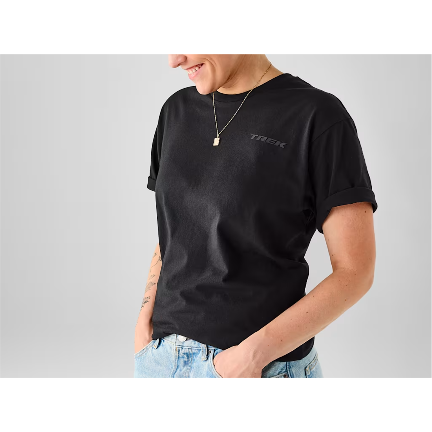 Trek TREK MONOCHROMATIC T-SHIRT BLACK