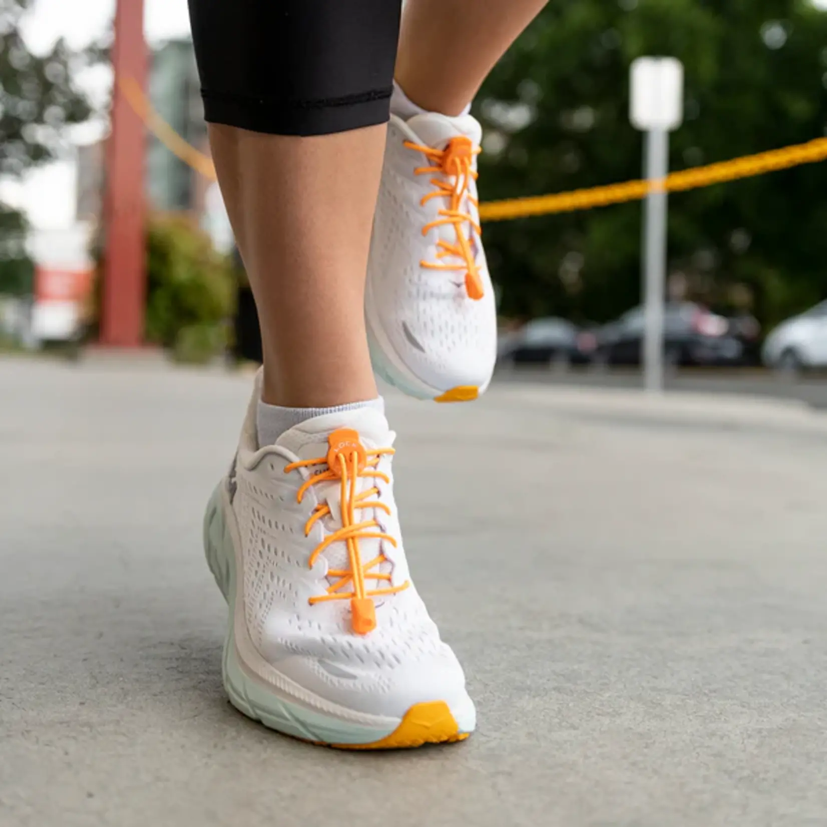 LOCK LACES LOCK LACES NEON ORANGE
