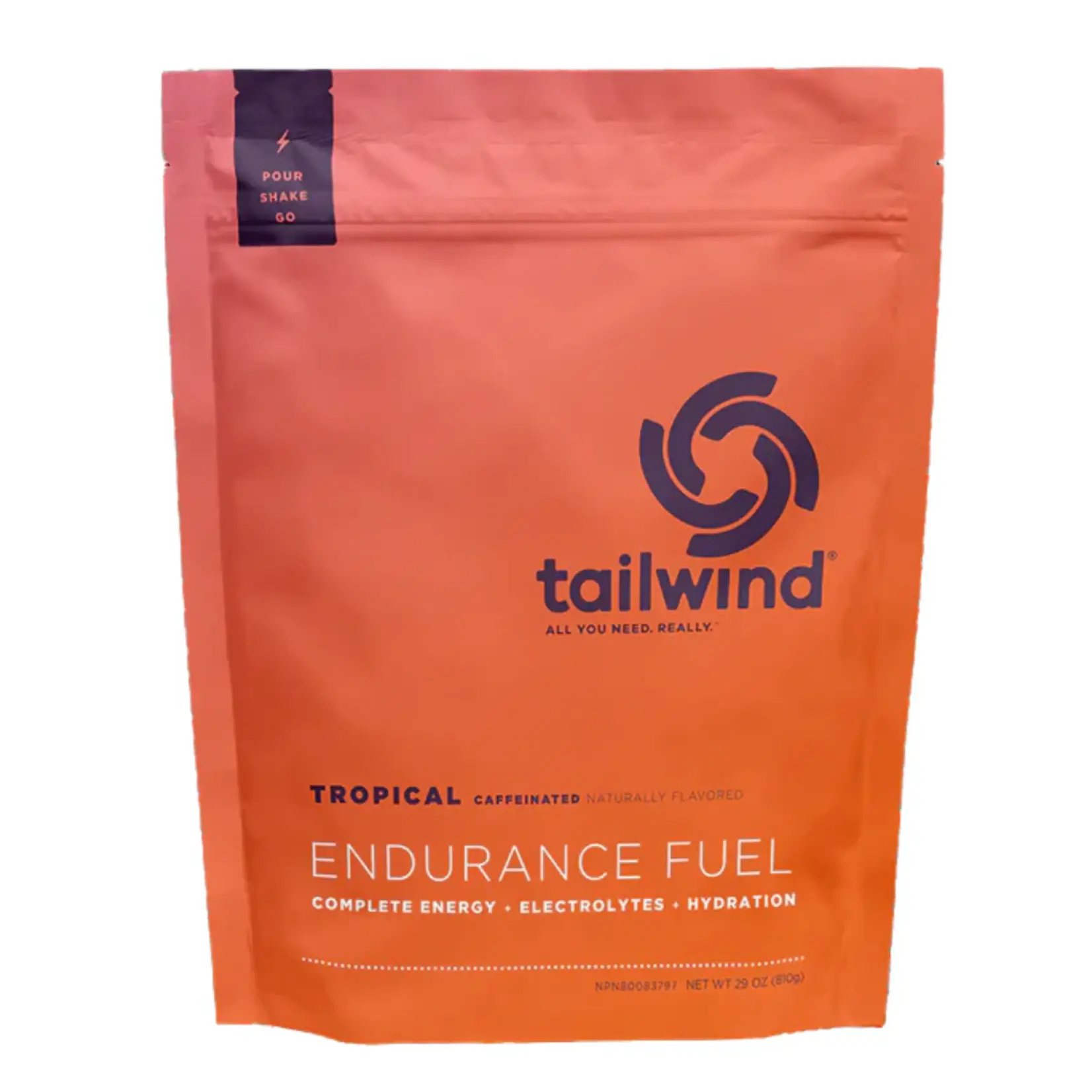 Tailwind TAILWIND ENDURANCE FUEL TROPICAL (CAFFEINATED) 30 SERV BAG