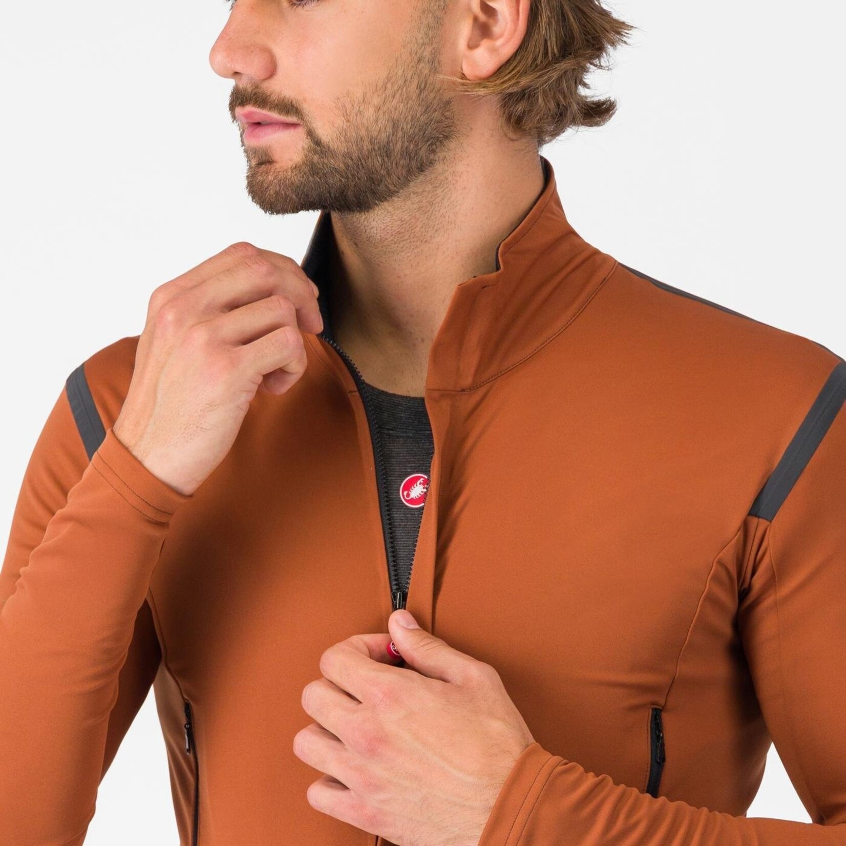 Castelli CASTELLI PERFETTO ROS 3 JACKET MOCHA/BLACK REFLEX