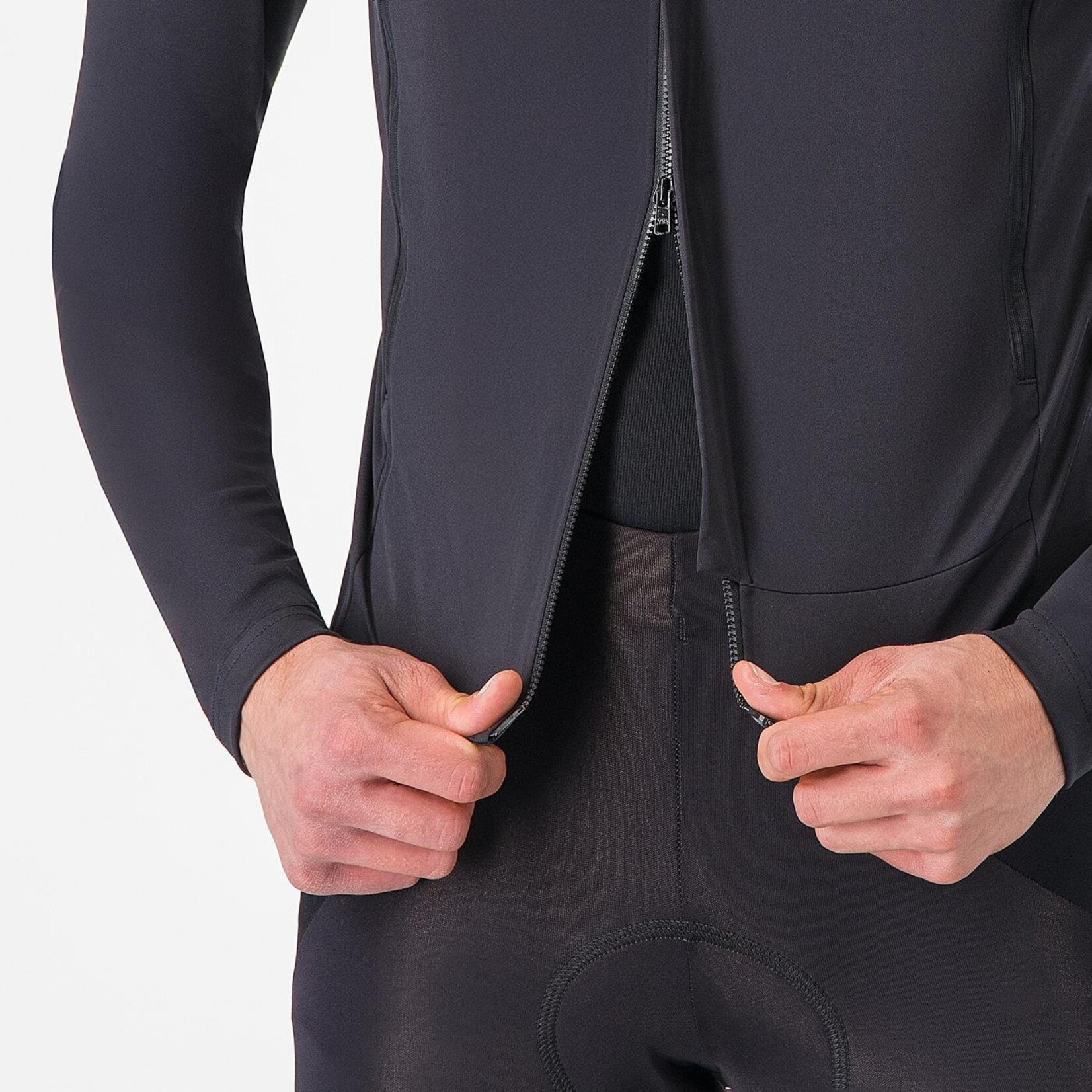 Castelli CASTELLI - PERFETTO ROS3 JACKET LIGHT BLACK/SLIVER REFLEX