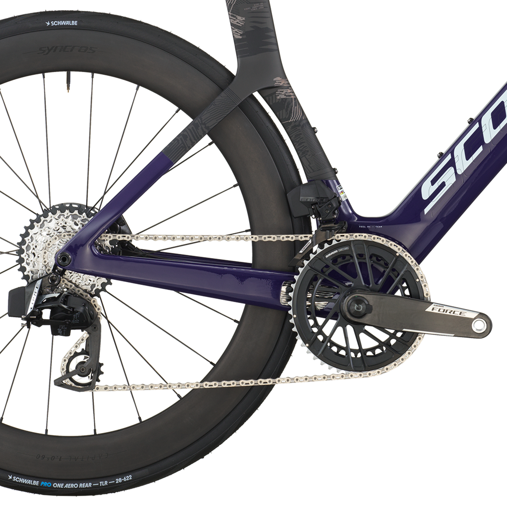 Scott SCOTT FOIL RC TEAM BIKE GRAPE PURPLE/CARBON BLACK