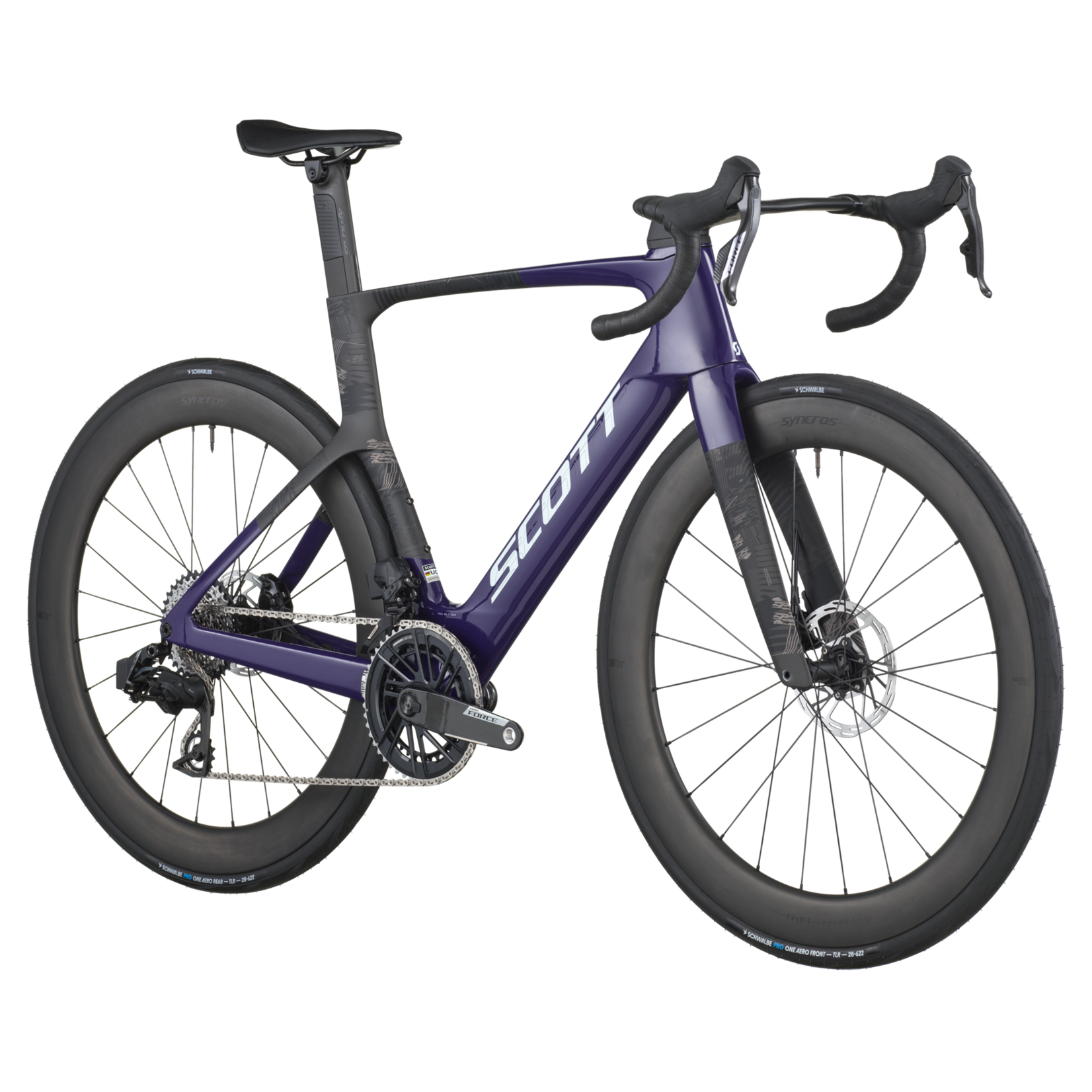 Scott SCOTT FOIL RC TEAM BIKE GRAPE PURPLE/CARBON BLACK