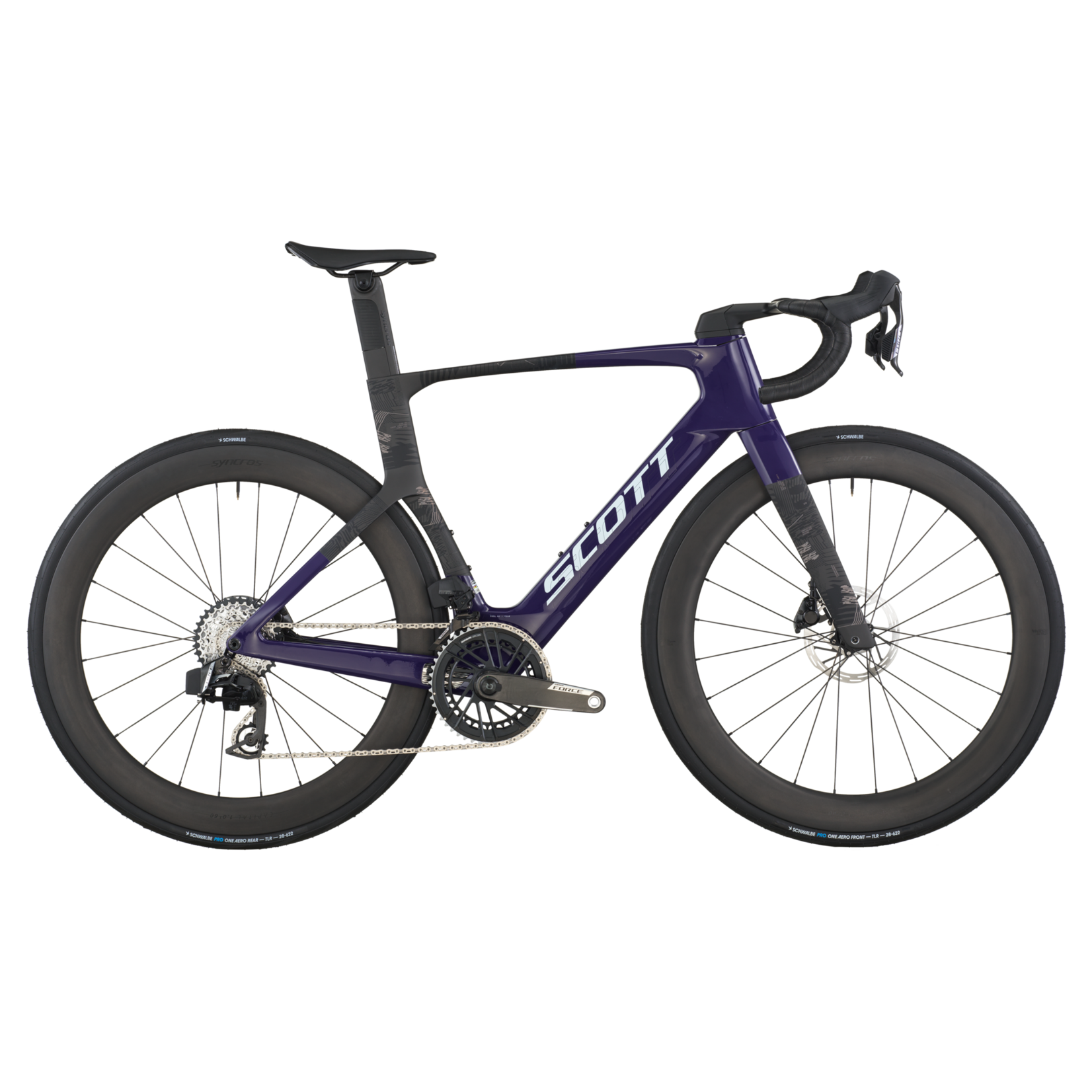 Scott SCOTT FOIL RC TEAM BIKE GRAPE PURPLE/CARBON BLACK