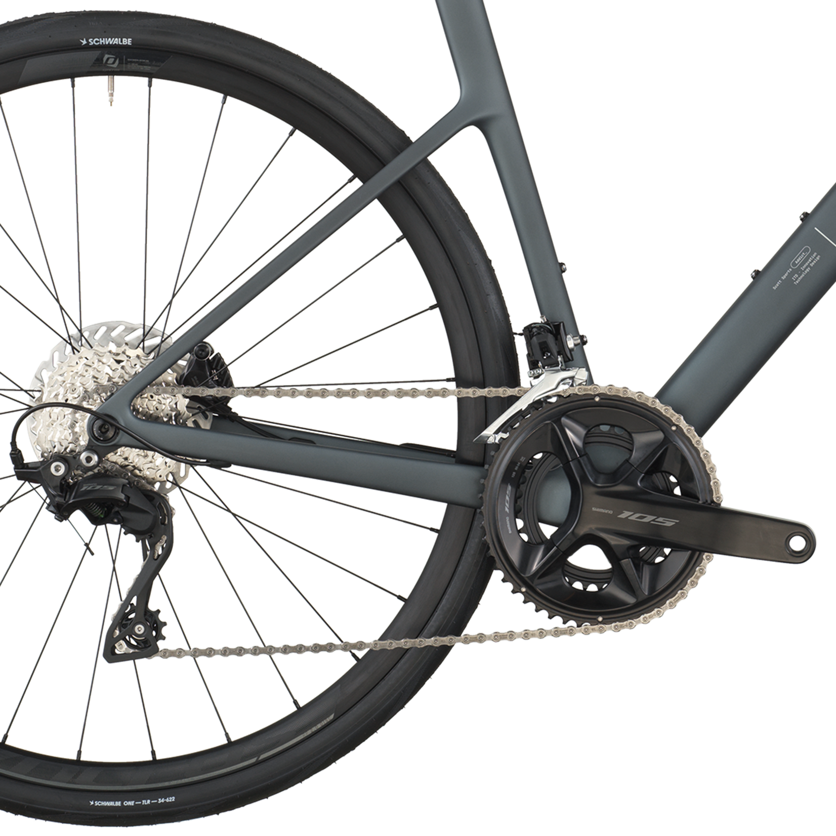 Scott SCOTT ADDICT 50 CARBON GREY