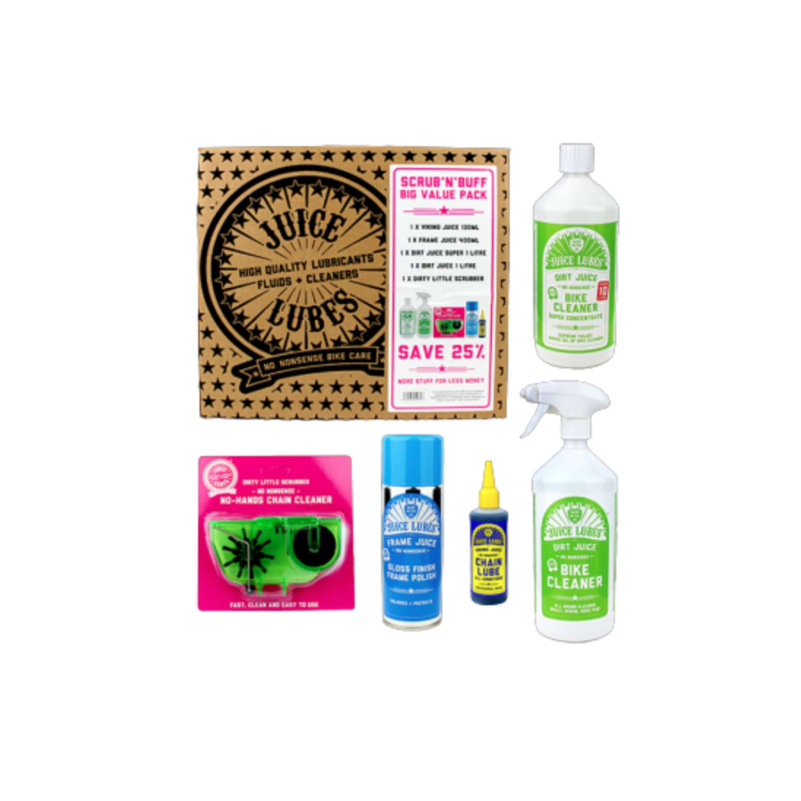 JUICE JUICE LUBES SCRUB & BUFF PACK