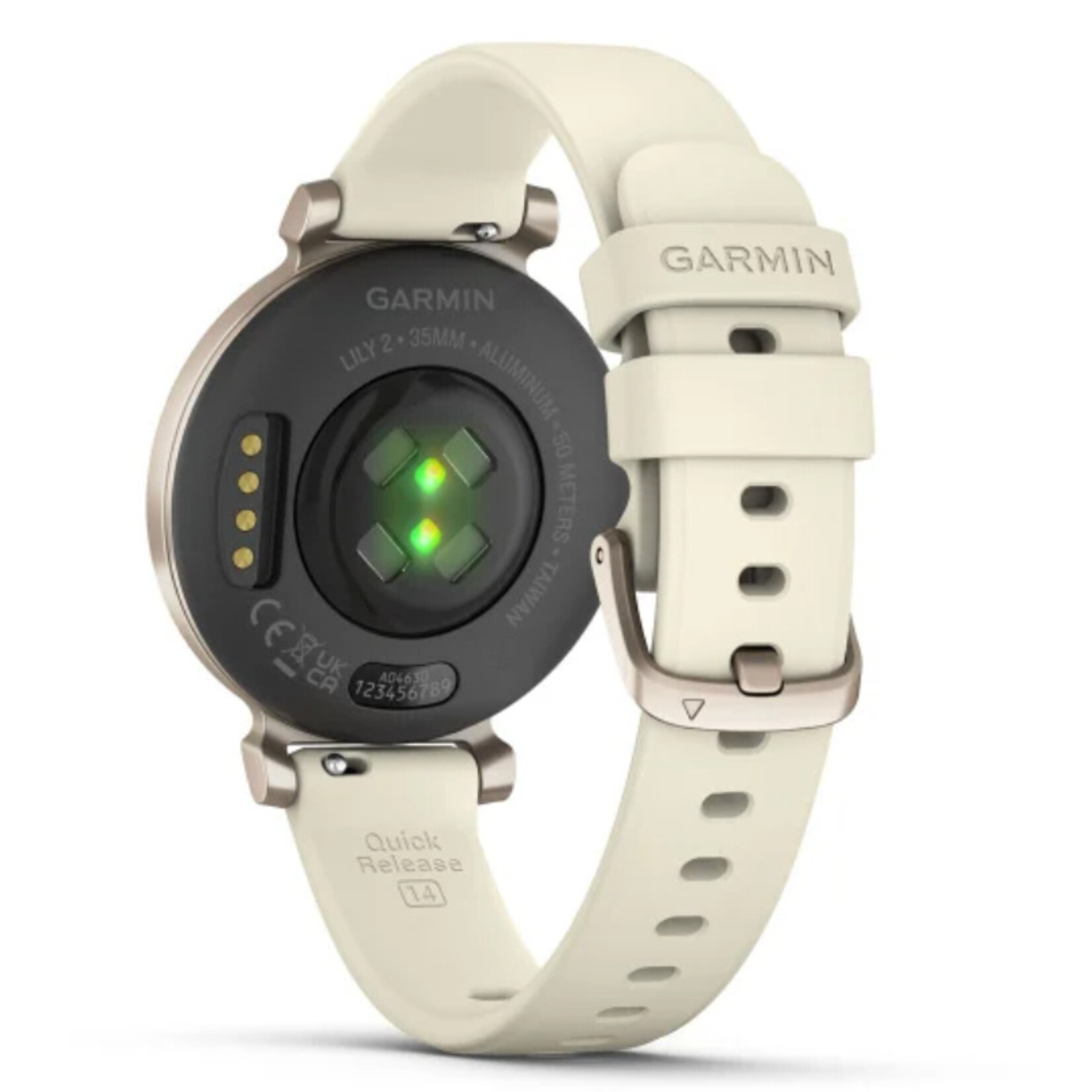 Garmin GARMIN LILY 2 CREAM GOLD WITH COCONUT SILICONE BAND