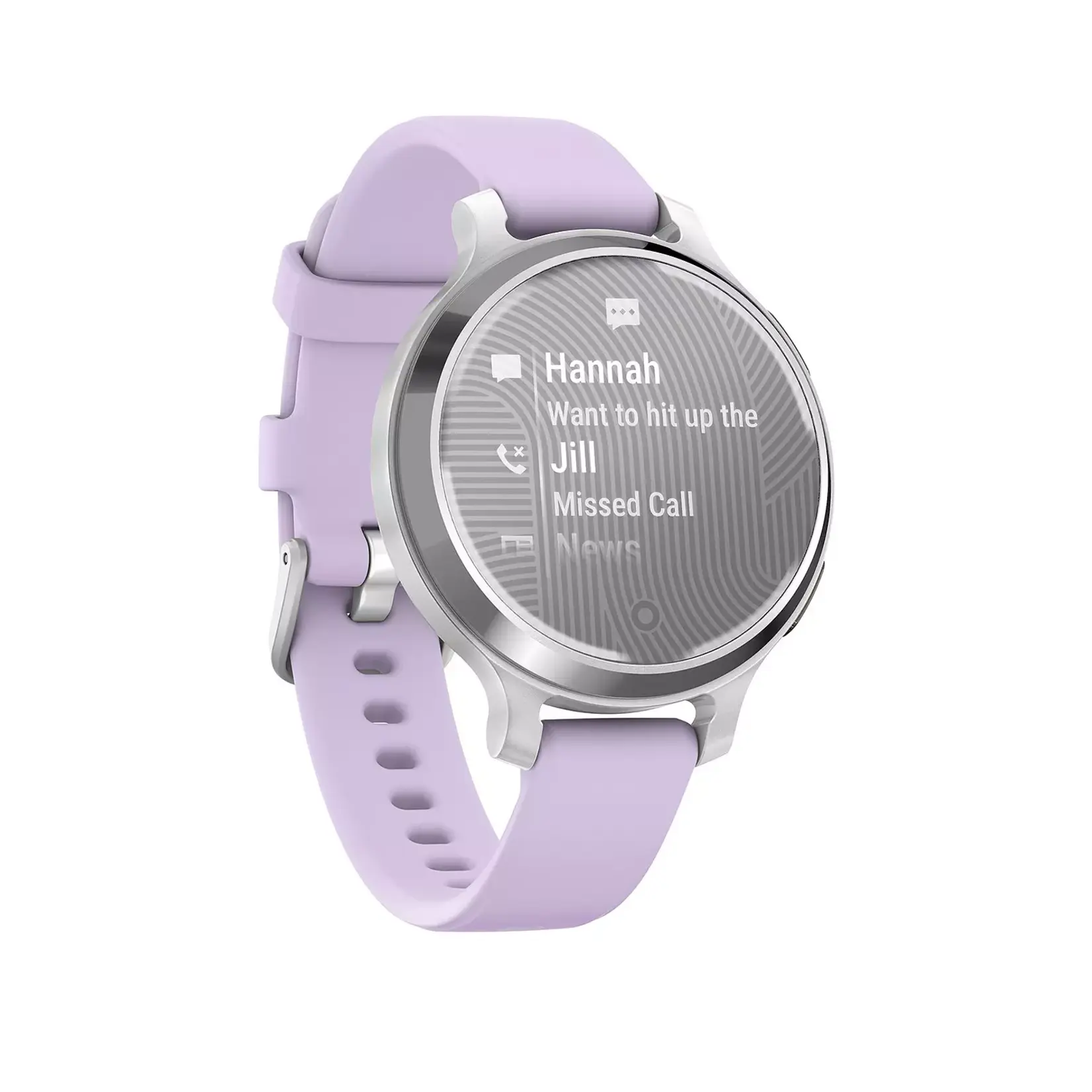 Garmin GARMIN LILY 2 ACTIVE SILVER WITH PURPLE JASMINE SILICONE BAND