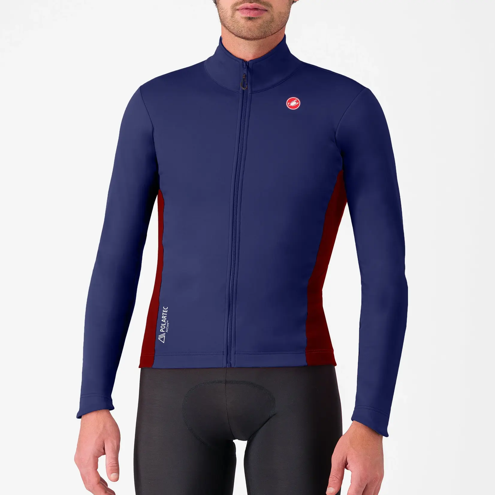 Castelli CASTELLI ENTRATA 2 JACKET - BELGIAN BLUE/BORDEAUX