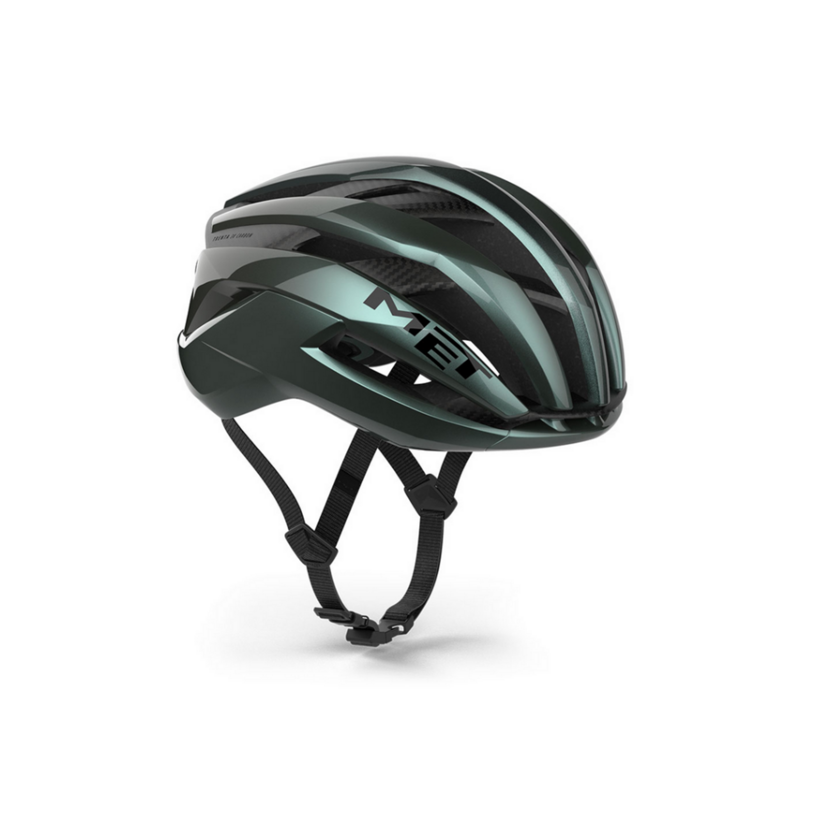 MET MET TRENTA 3K CARBON AIRFRAME TEAL MIPS