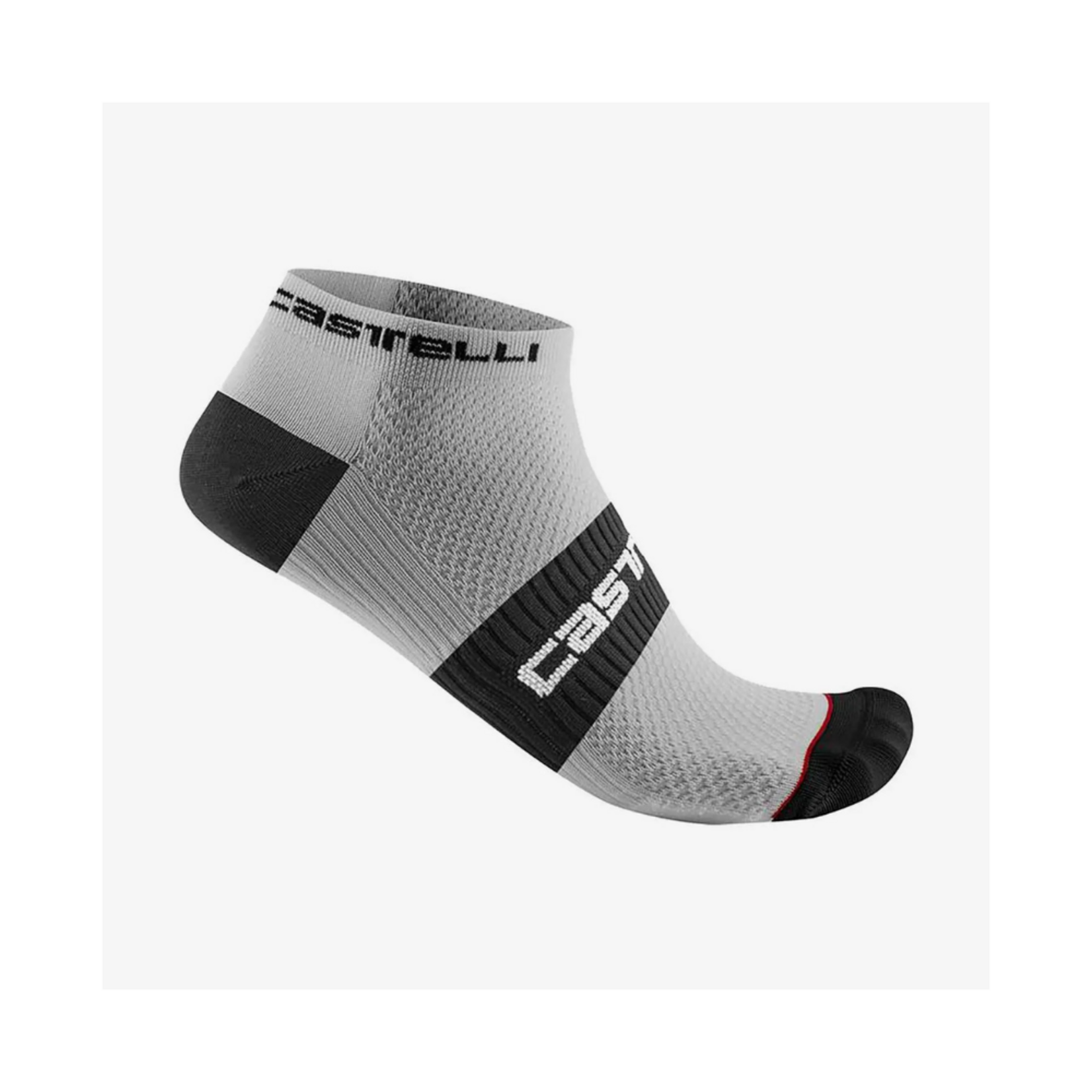 Castelli CASTELLI - LOWBOY  2 SOCK WHITE BLACK