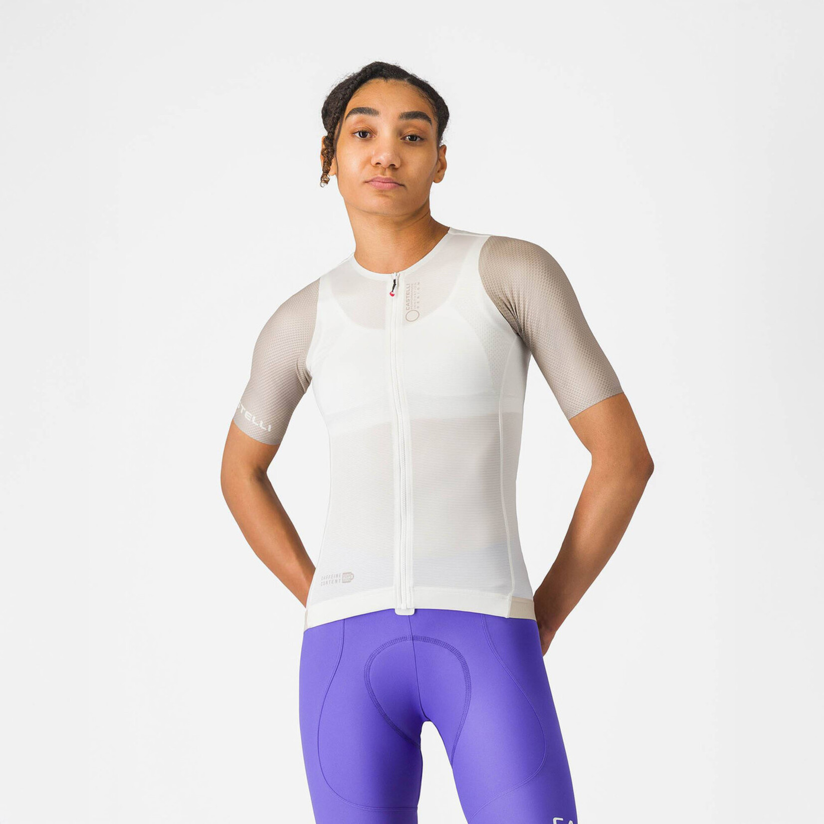 Castelli CASTELLI - CORRETTO WOMEN'S JERSEY IVORY/CLAY BLACK