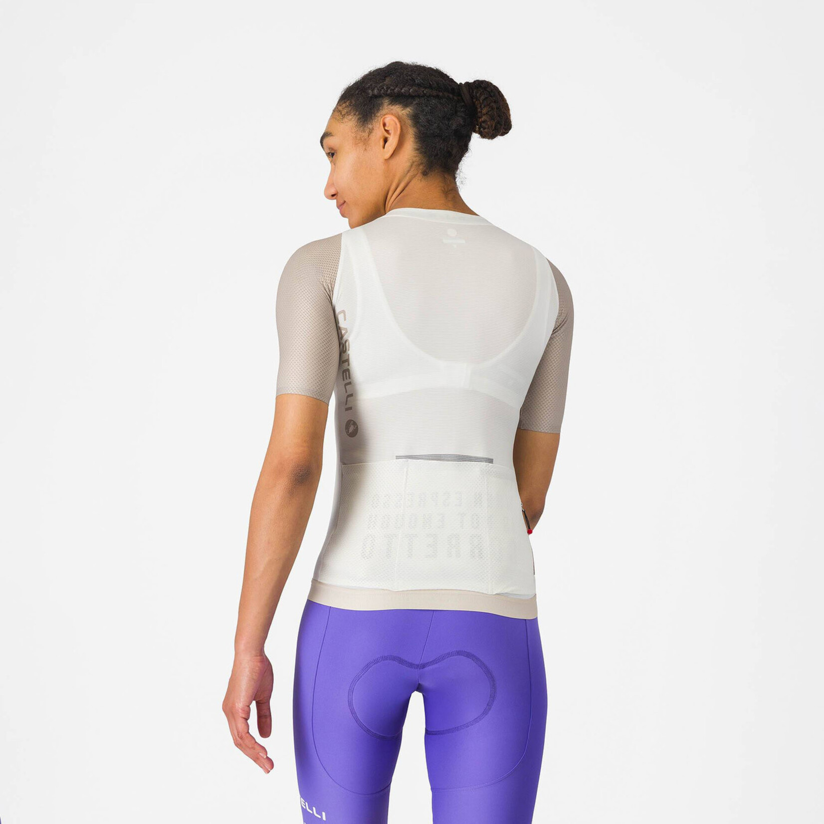 Castelli CASTELLI - CORRETTO WOMEN'S JERSEY IVORY/CLAY BLACK