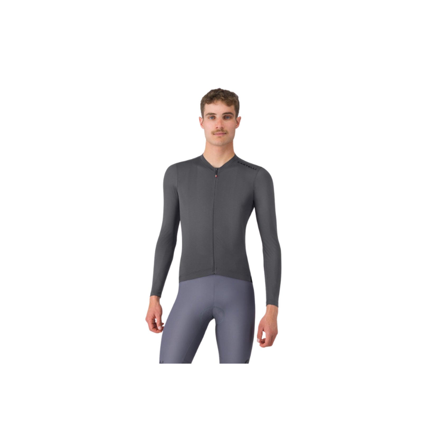 Castelli CASTELLI - ESPRESSO 2 LONG SLEEVE JERSEY SMOKY GREY