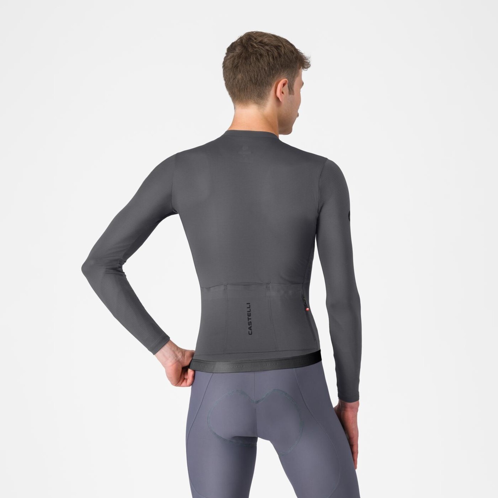 Castelli CASTELLI - ESPRESSO 2 LONG SLEEVE JERSEY SMOKY GREY