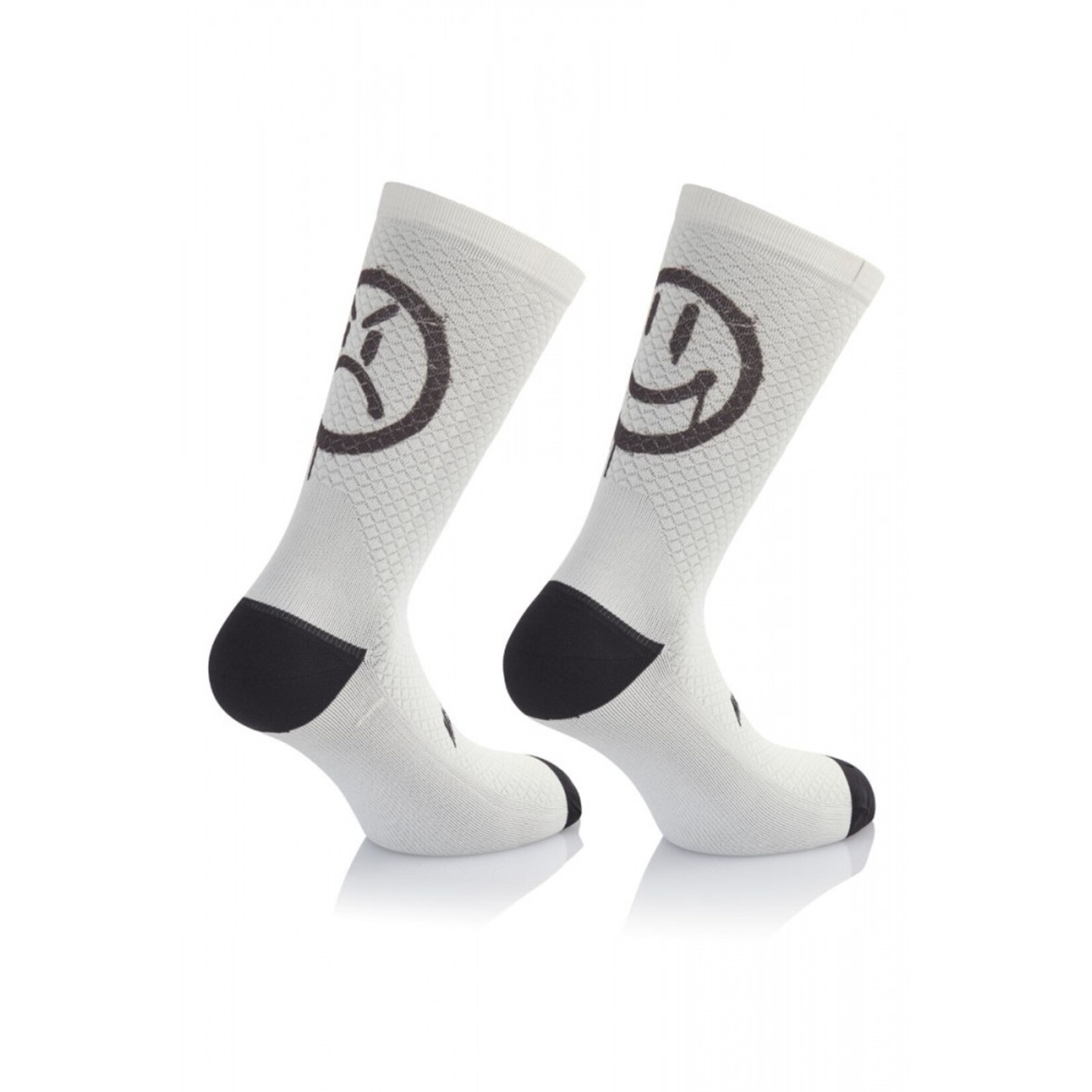 MB MB WEARS SMILE EMOTIONS SOCKS WHITE