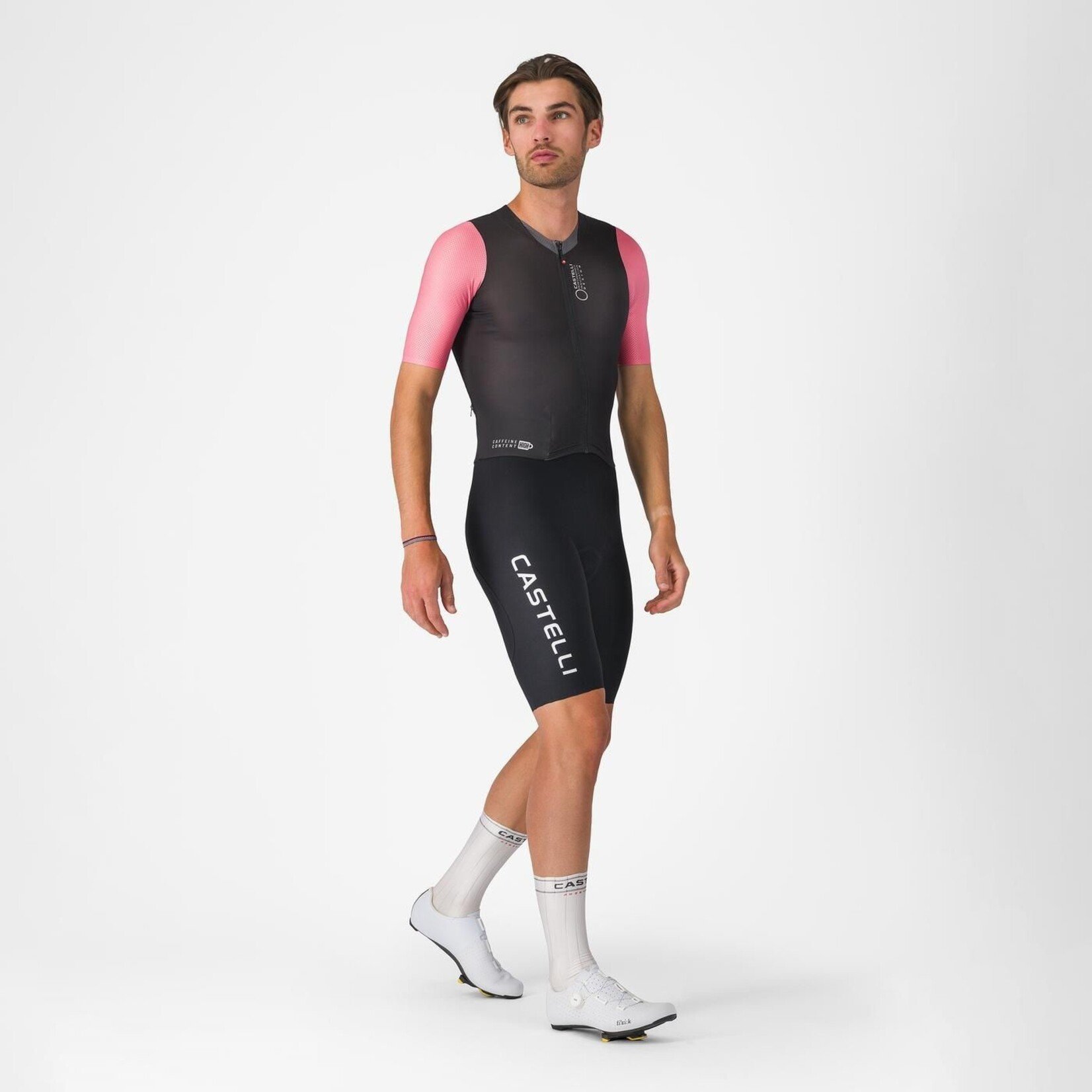 Castelli CASTELLI - SATURDAY MORNING SKINSUIT - BLACK/ROSA GIRO/SMOKY GREY