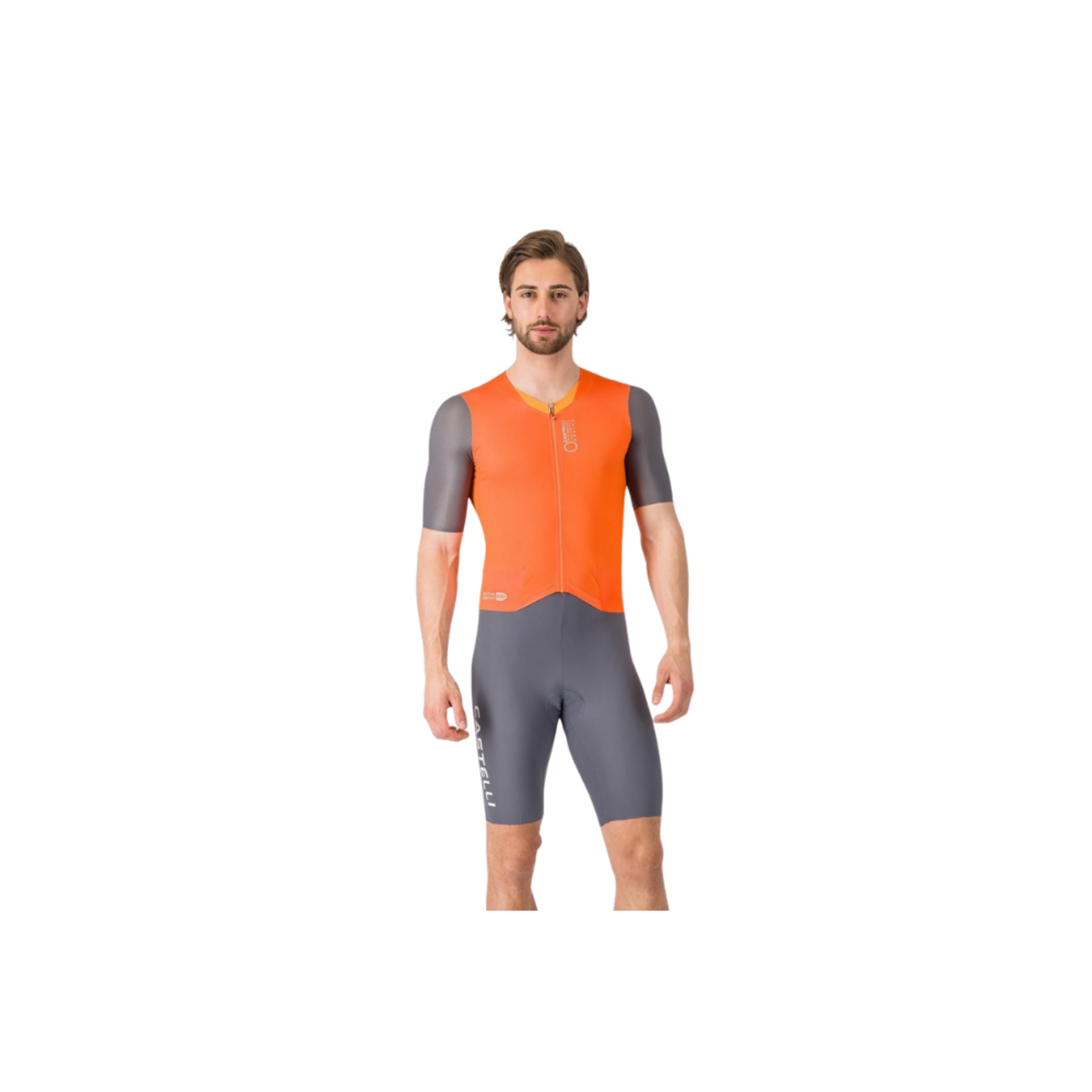 Castelli CASTELLI -SATURDAY MORNING SKINSUIT - BRILLIANT ORANGE