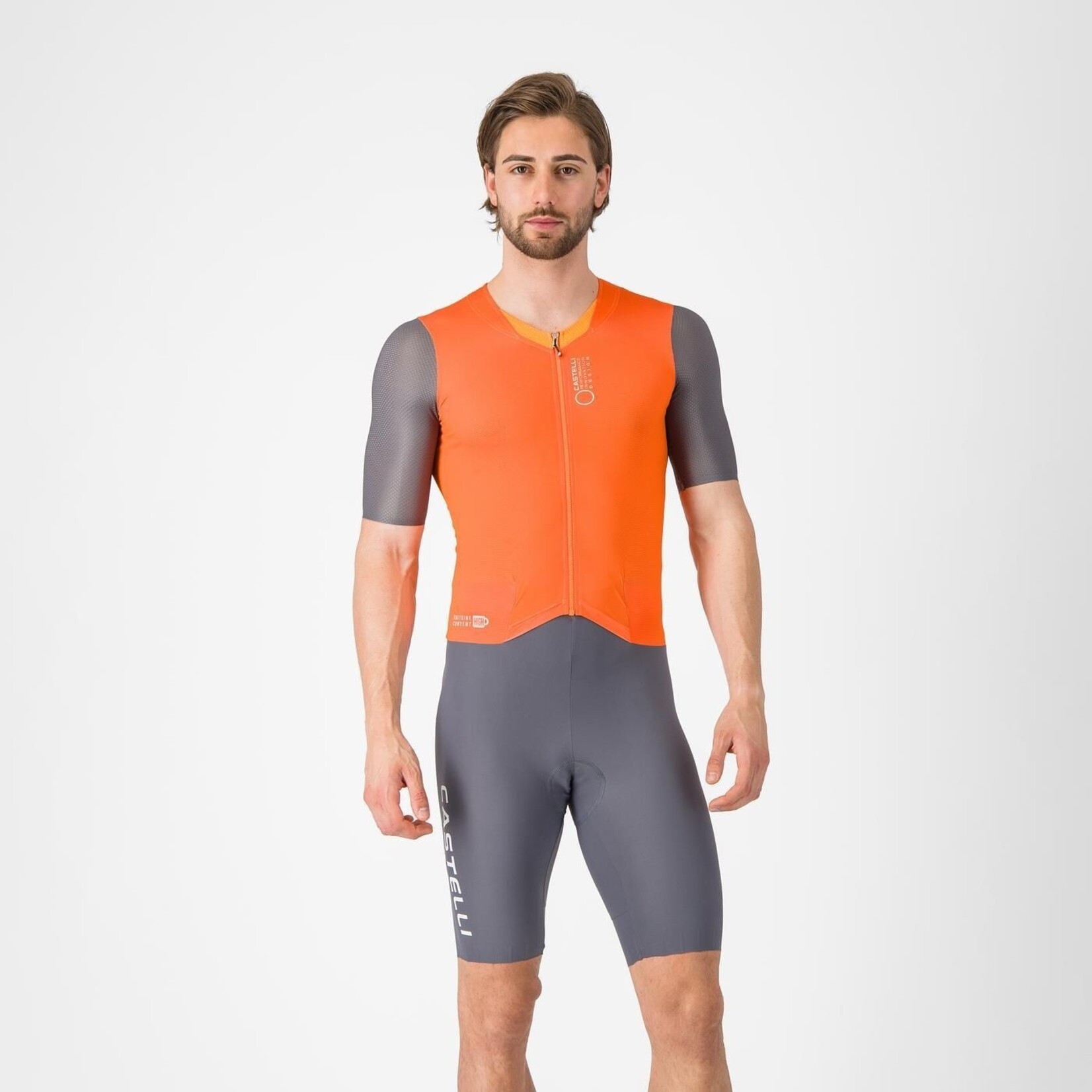 Castelli CASTELLI -SATURDAY MORNING SKINSUIT - BRILLIANT ORANGE