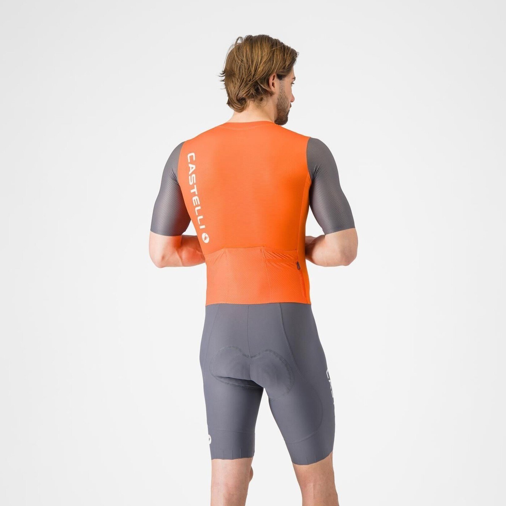 Castelli CASTELLI -SATURDAY MORNING SKINSUIT - BRILLIANT ORANGE