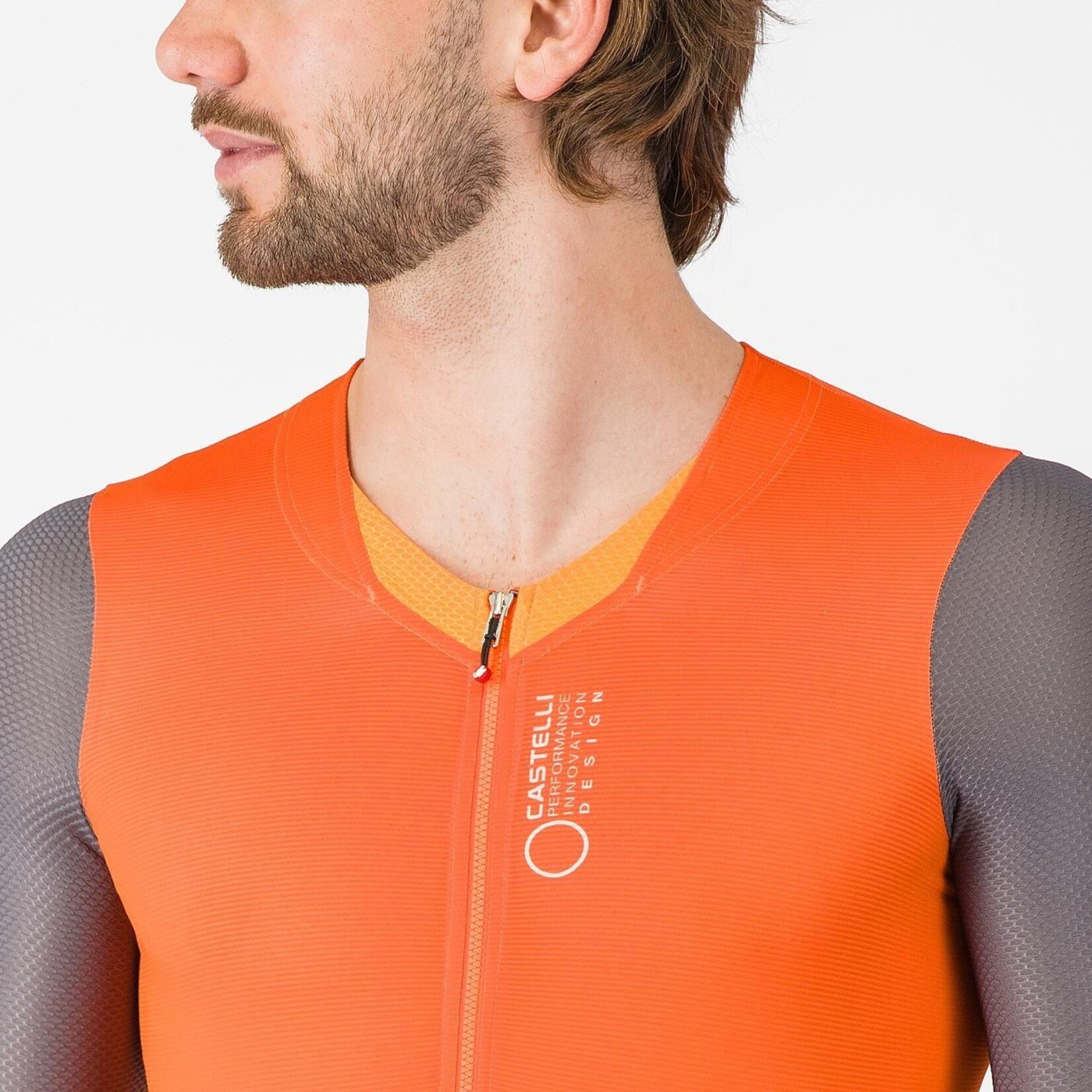 Castelli CASTELLI -SATURDAY MORNING SKINSUIT - BRILLIANT ORANGE