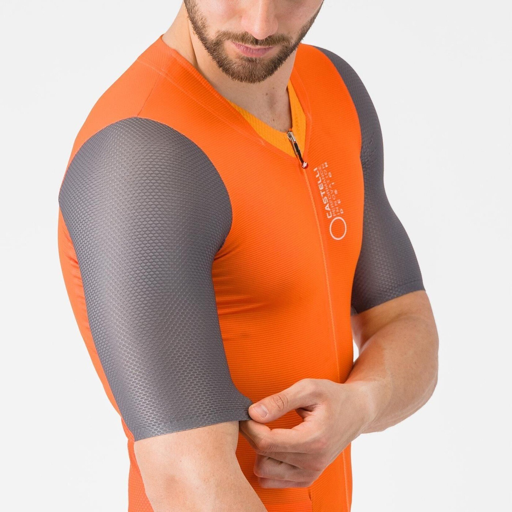 Castelli CASTELLI -SATURDAY MORNING SKINSUIT - BRILLIANT ORANGE