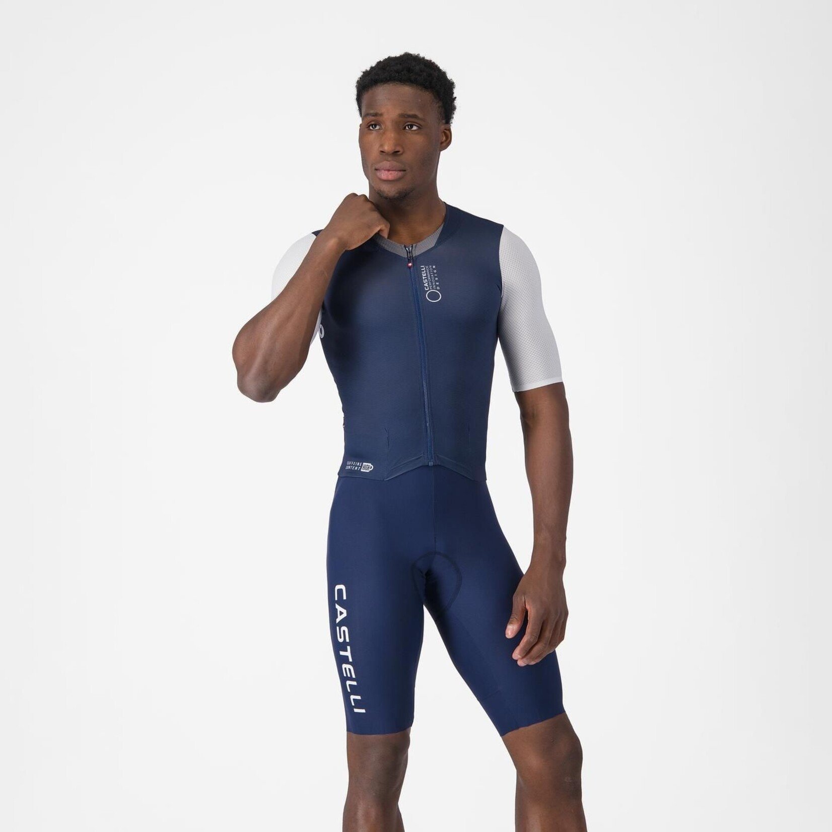 Castelli CASTELLI - SATURDAY MORNING SKINSUIT - BELGIAN BLUE/WHITE