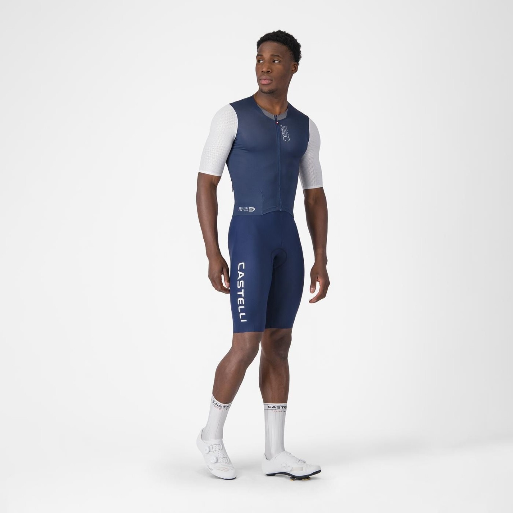 Castelli CASTELLI - SATURDAY MORNING SKINSUIT - BELGIAN BLUE/WHITE