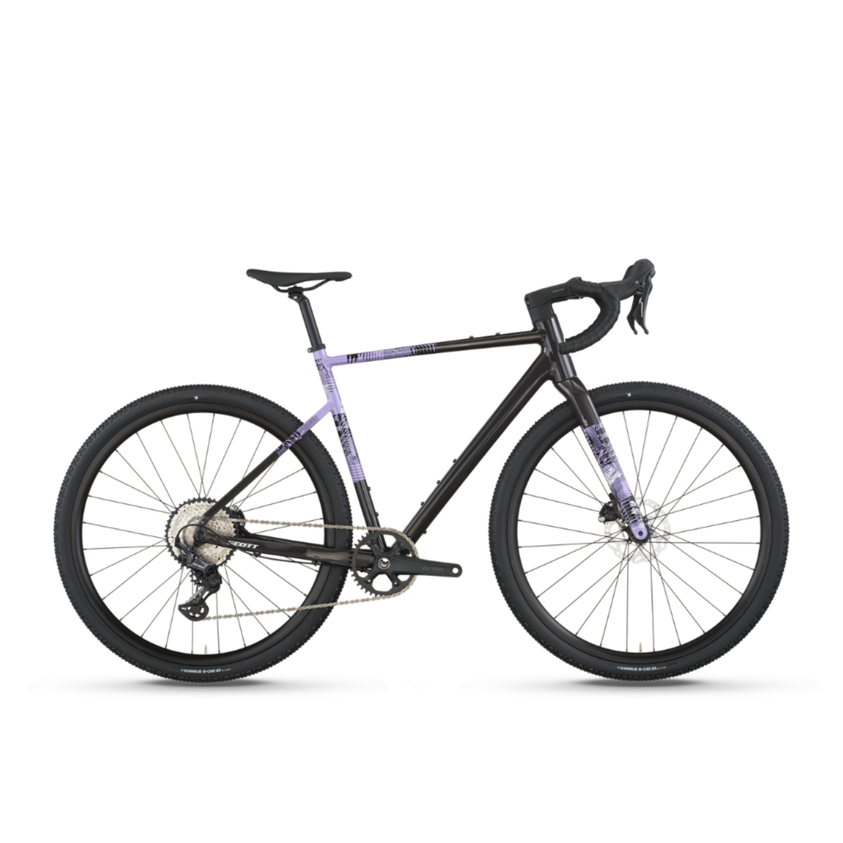 Scott SCOTT SPEEDSTER GRAVEL 10 BIKE CARBON BLACK/TULIP PURPLE