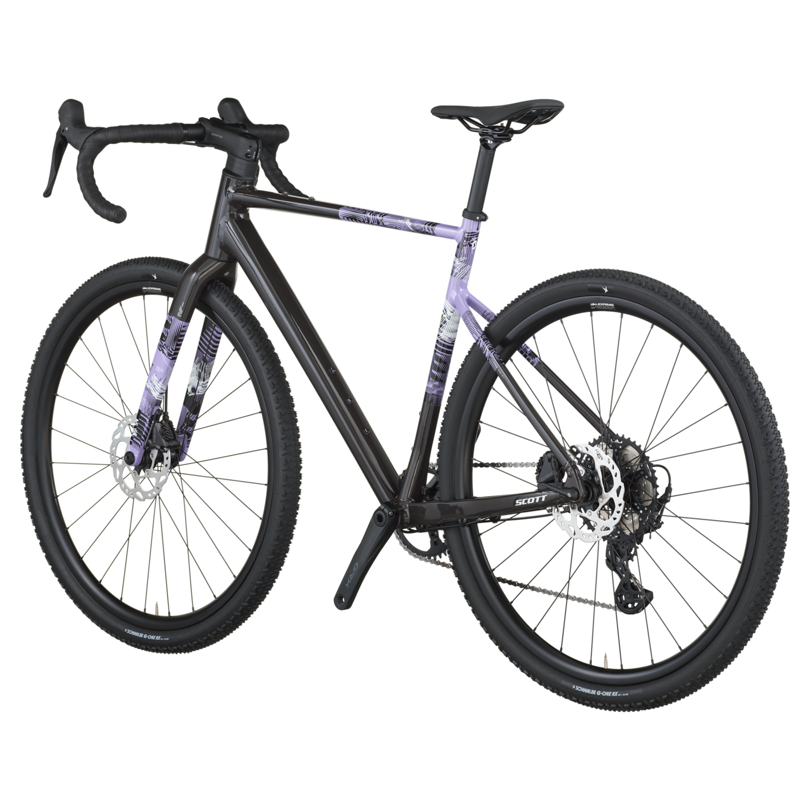 Scott SCOTT SPEEDSTER GRAVEL 10 BIKE CARBON BLACK/TULIP PURPLE