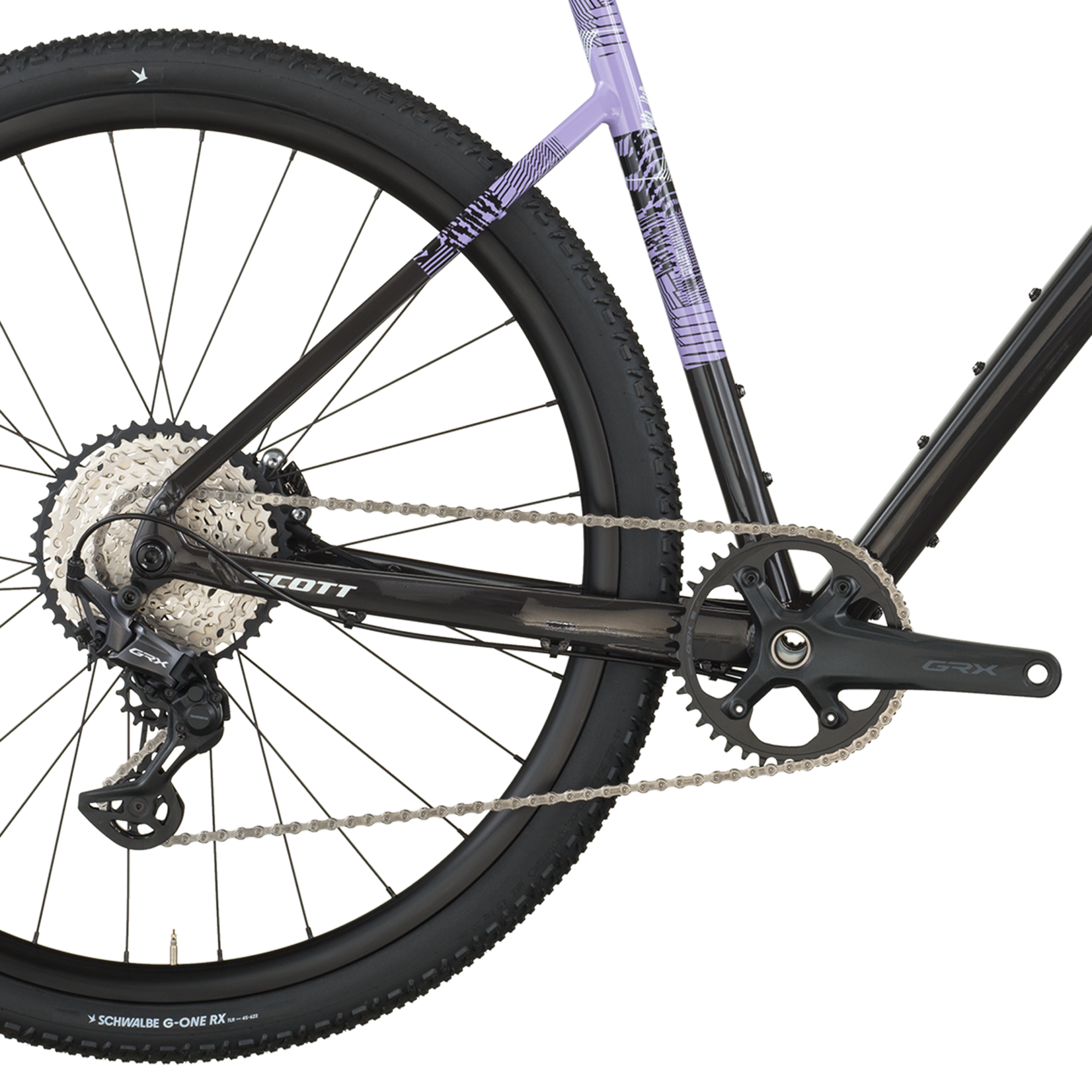 Scott SCOTT SPEEDSTER GRAVEL 10 BIKE CARBON BLACK/TULIP PURPLE