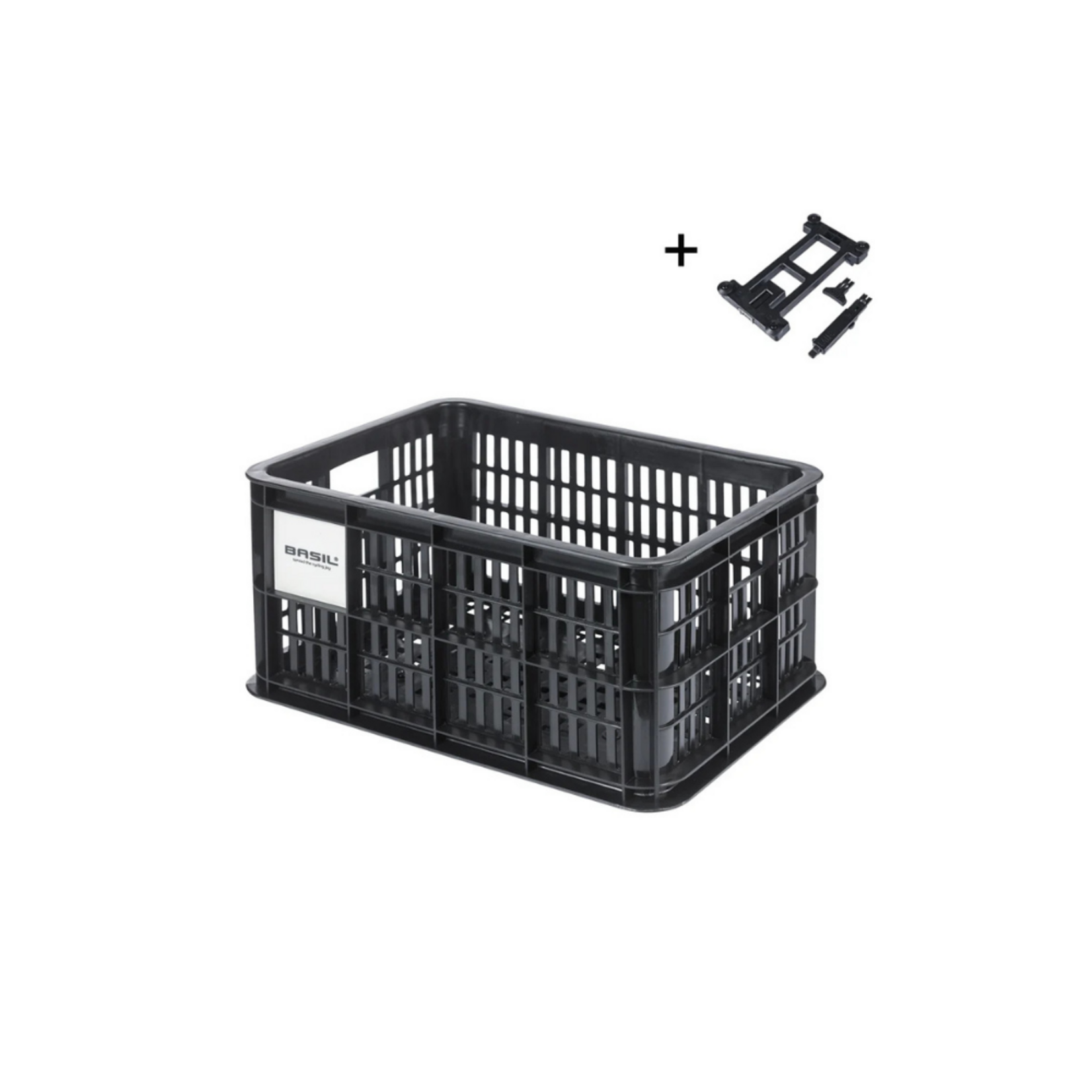 BASIL BICYCLE CRATE MIK S 17.5 RECYCLED