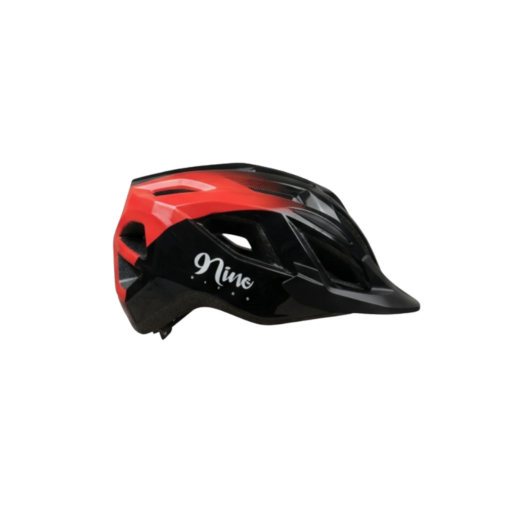 9NINE 9NINE BUZZARD HELMET GLOSSY BLACK/RED M