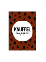 Wenskaart 'Knuffel van papier'