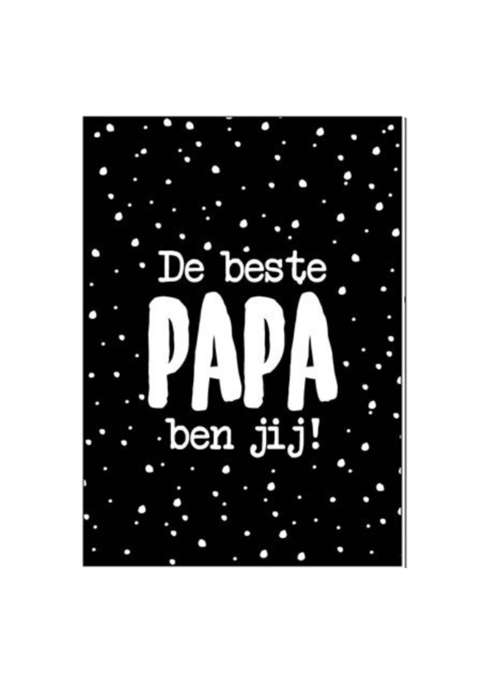 Wenskaart 'De beste papa ben jij'