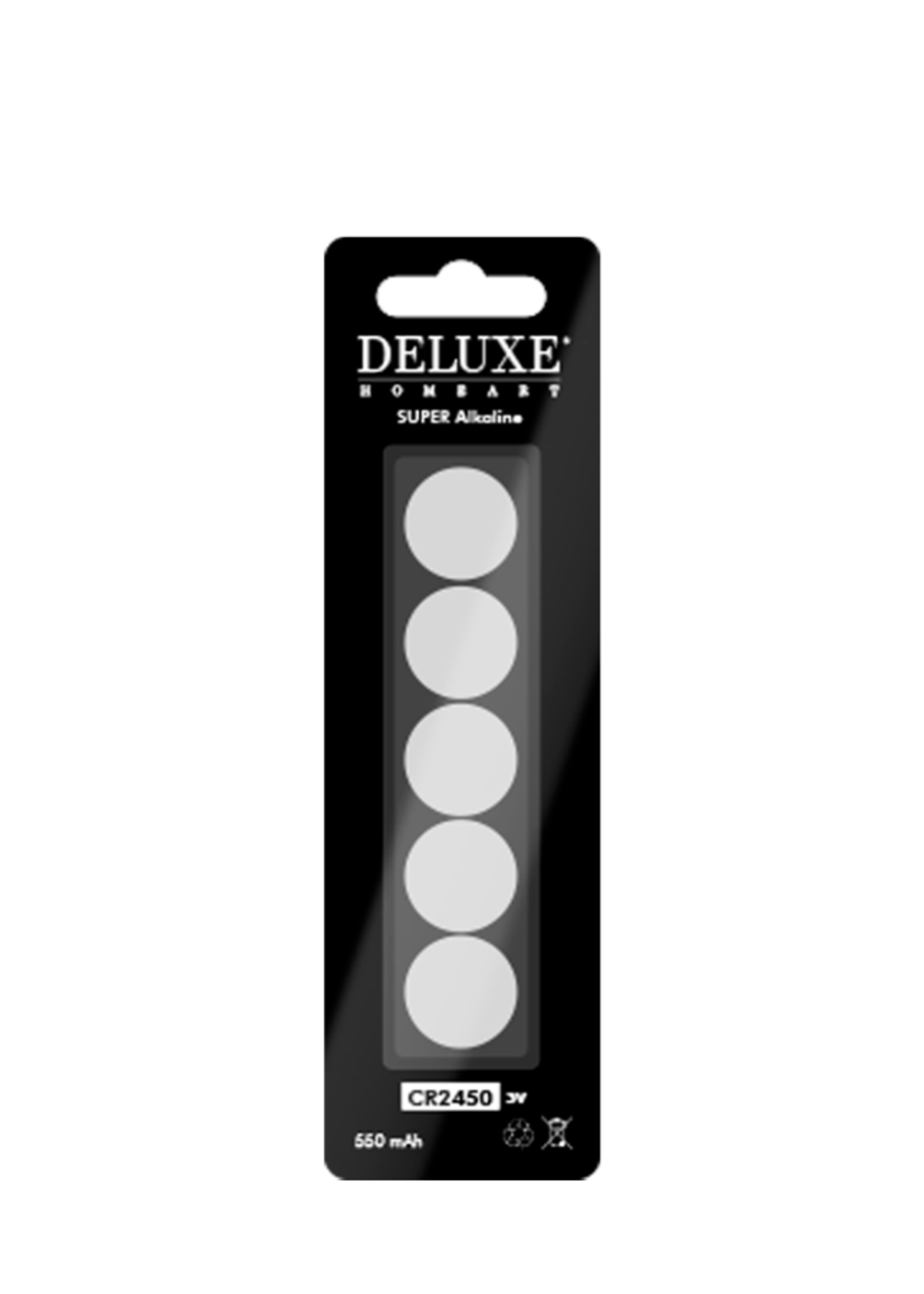 DeluxeHomeart CR2450 Batterijen Led kaarsen - 5 stuks