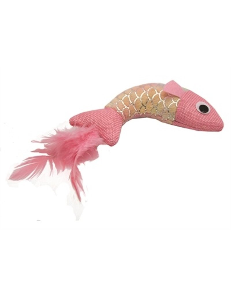 Cat 'n' caboodle Happy pet mermaid vis met veren roze