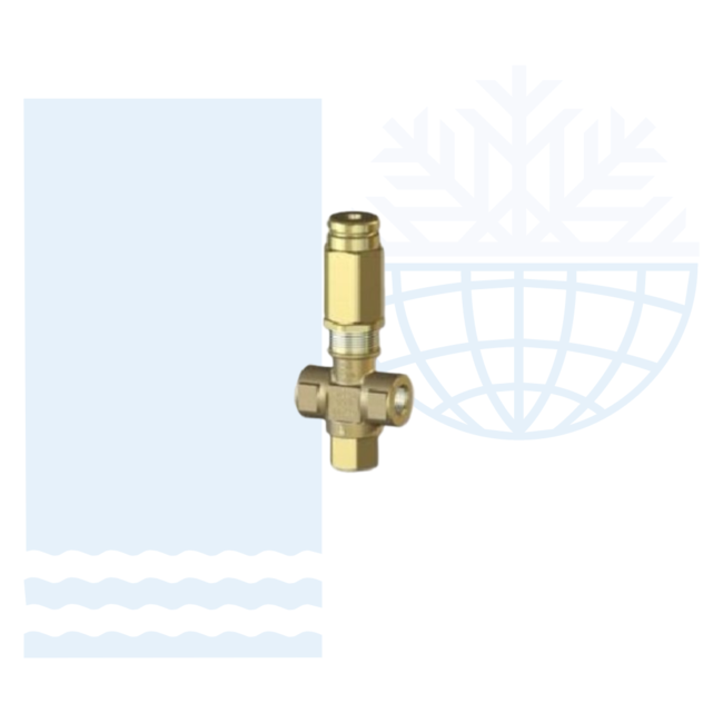 Spring-loaded safety valve 07190 35 - 350 bar
