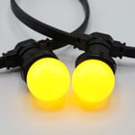 LED-lamppu, keltainen - Ø45 - 1 W