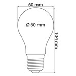 LED-lamppu, sininen - Ø60 - 2 tai 5W