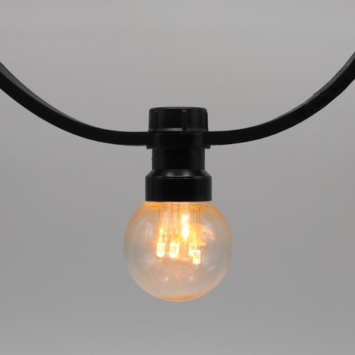 Valoketju, LED- lamppu, kirkas kupu - 0.7W -  , kohotetuilla diodeilla