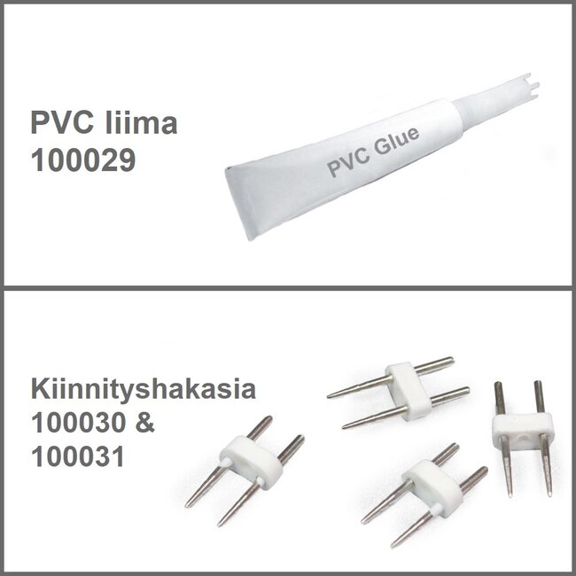 Tarvikkeita  230V LED - valonauhoille