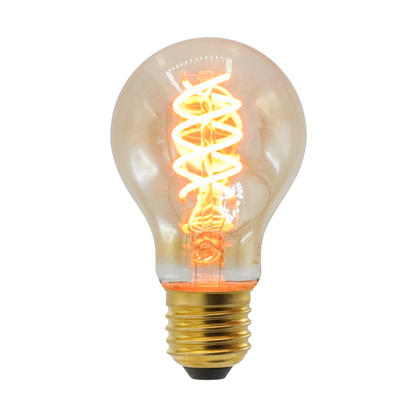 5W DNA-spiraalifilamentti, 1800K, amber glass - himmennettävä