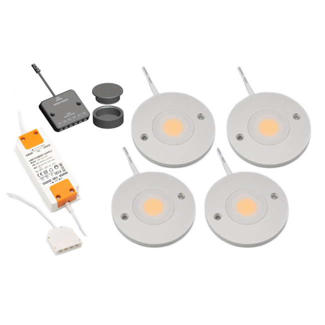 Kaya LED-kaappivalaisinsetti - 4 lediä