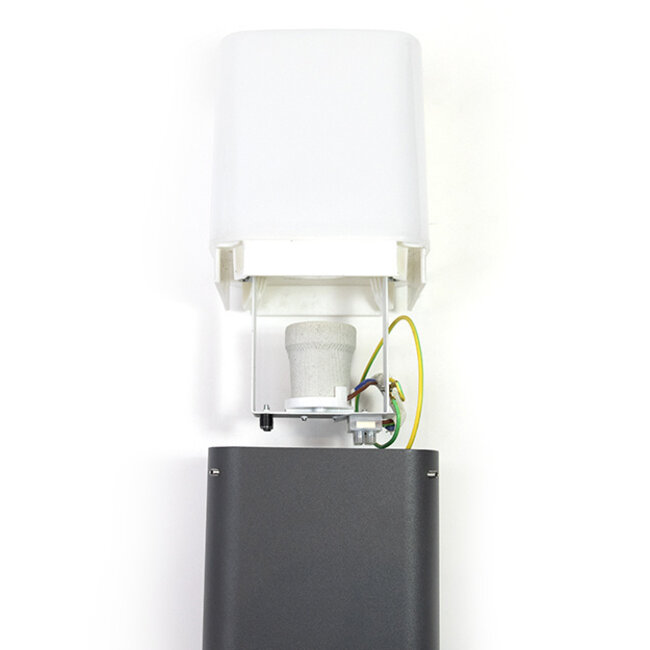 Rocky - moderni neliskanttinen lattialamppu - tumman harmaa