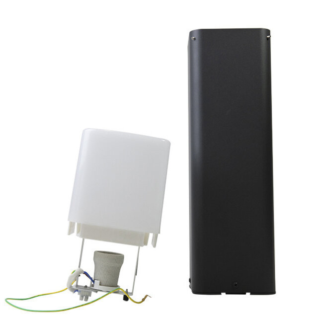 Rocky - moderni neliskanttinen lattialamppu - tumman harmaa