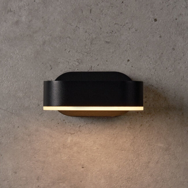 Isabelle  kääntyvä seinävalaisin - musta