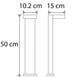 Lucas pihavalaisin - 50 cm